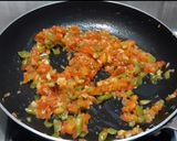 A picture of step 4 of Masala macaroni.
