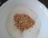 Une image de l'étape 1 de Biscuits aux noix de coco et noisettes.