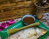 Gambar langkah 3 resipi 7:9:26 - Ikan terubuk bakar asam jawa.