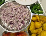 صورة لخطوة 2 من وصفة مقلوبه دجاج مع بطاطا لذيييذه لذاذه😋