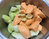佛手瓜地瓜湯（電鍋料理）的食譜步驟4照片