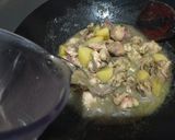 Gambar langkah 3 resipi Sup ayam ala Thai.