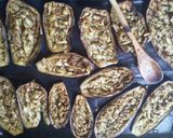 A picture of step 3 of Stuffed aubergines.