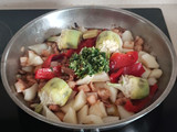 Arroz con jibia fresca