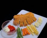 Foto langkah ke 5 dari resep Chicken Katsu Vegetarian.