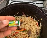 A picture of step 5 of Beef stirfry pasta | spaghetti.