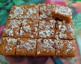 A picture of step 9 of Mango Coconut Burfi.