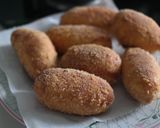 Foto langkah ke 8 dari resep Roti goreng isi (no mixer).