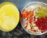 A picture of step 4 of Fruit Custard.