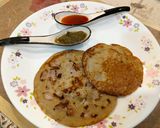 A picture of step 5 of Brown top millet onion uttapam.