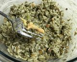 A picture of step 2 of Fried Rice and Lentil Pie.