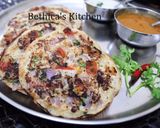 A picture of step 4 of Mini Oats Uttapam.