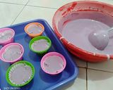 Foto langkah ke 2 dari resep Bolu Kukus Ubi Ungu.
