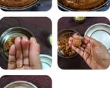 A picture of step 6 of Modak/ Kozhukattai with Coconut and Jaggery.