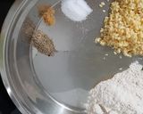 A picture of step 2 of Moong Dal Wheat Mathri.