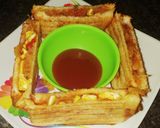 A picture of step 4 of Bombay masala sandwich 😋.