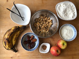 Veganes Bananenbrot mit Apfel (ohne Zucker)