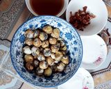 Hình bước làm 3 của món Trứng cút lộn xào me