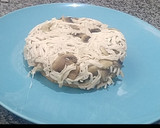 Foto del paso 3 de la receta: Hamburguesa fitness de pulled chicken con queso y pan de atún