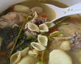 A picture of step 5 of Chicken Soup.