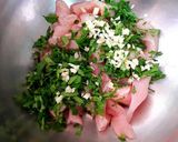Foto del paso 2 de la receta: Tiras de Pechuga de pollo tandoori masala powder y curry verde