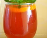 A picture of step 10 of Orange Mint Iced Tea.