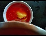 A picture of step 7 of Custard and jelly combo.