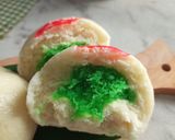 Foto langkah ke 6 dari resep Bakpao No Mixer Isi Unti Pandan.