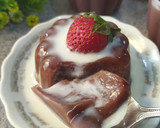 Foto langkah ke 5 dari resep Puding Coklat Vla Susu.