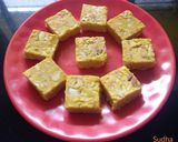 बेसन मावा बर्फी (besan mava barfi recipe in marathi) रेसिपी स्टेप 10 फोटो 
