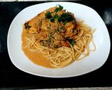 A picture of step 10 of My Creamy Tomato & Basil Chicken. 😘 #Mainmeal.