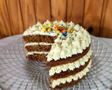 Foto del paso 12 de la receta: 🥕🍰Carrot Cake 🍰🥕- Layer cake de festejo con número piñata!! - Felices 10 años Cookpad 🎉🥳