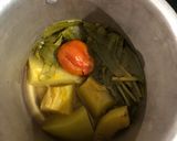A picture of step 1 of Pumpkin and Spinach soup.