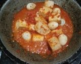 Foto langkah ke 5 dari resep Pelecingan Tahu Campur telur puyuh.
