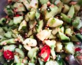 Gambar langkah 6 resipi Salad Timun Thai.