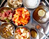 A picture of step 1 of Fruit salad.