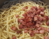 Foto del paso 3 de la receta: Espaguettis con jamón al pesto