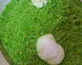 A picture of step 3 of Mung sprouts dhokla.