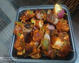A picture of step 5 of Grilled Paneer Tikka.