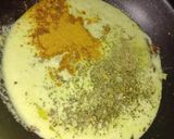 A picture of step 4 of Methi Matar Malai in White Gravy.