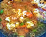 A picture of step 3 of Vermicelli (Semiya) Veggies Upma.