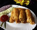 এগ পটেটো ক্রিস্পি রোল (egg potato crispy roll recipe in Bengali) রেসিপি ধাপ - 5 ছবি