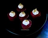A picture of step 9 of Beetroot Muffin.