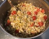 Une image de l'étape 5 de Crâne de céréales au tomates, parmesan et lonzo.