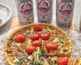 Foto langkah ke 4 dari resep Smoky Milky Quiche Lorraine (dengan Susu Steril Kaleng).