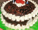 Foto langkah ke 11 dari resep Chiffon Pandan Blackforest.
