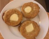 A picture of step 9 of Homemade crumpets.