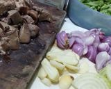 Foto langkah ke 1 dari resep Tumis buncis hati ayam.