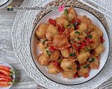 Foto langkah ke 9 dari resep Tahu Cabe Garam.