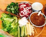Hình bước làm 4 của món Bò nhúng dấm